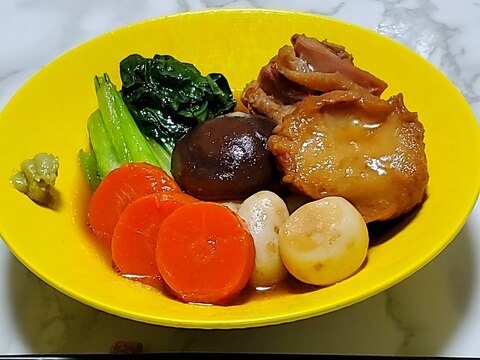 親鶏とあぶら麩の治部煮